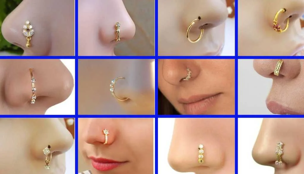 latest nose pin design