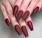 3D Design Glitter Nail Art