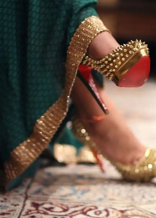 Golden Pencil Heel