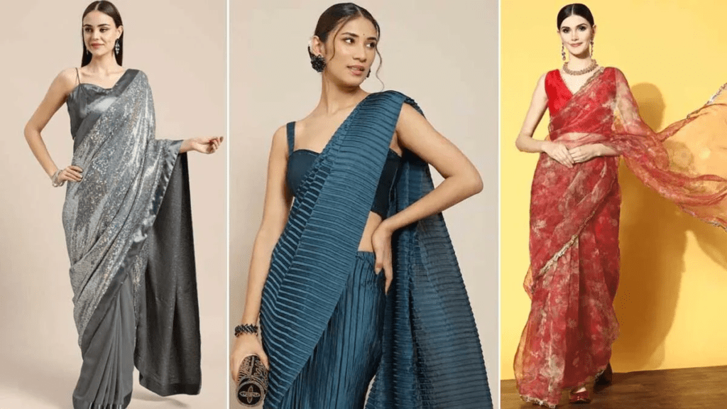 latest designer saree