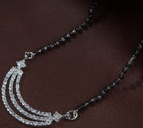 Latest Silver Mangalsutra Design