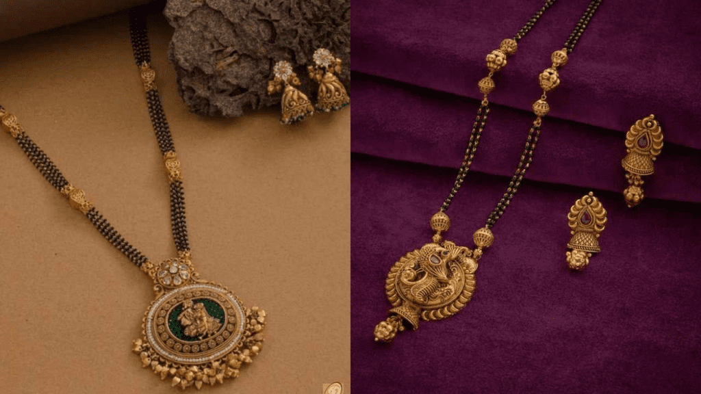 Latest Gold Mangalsutra Design