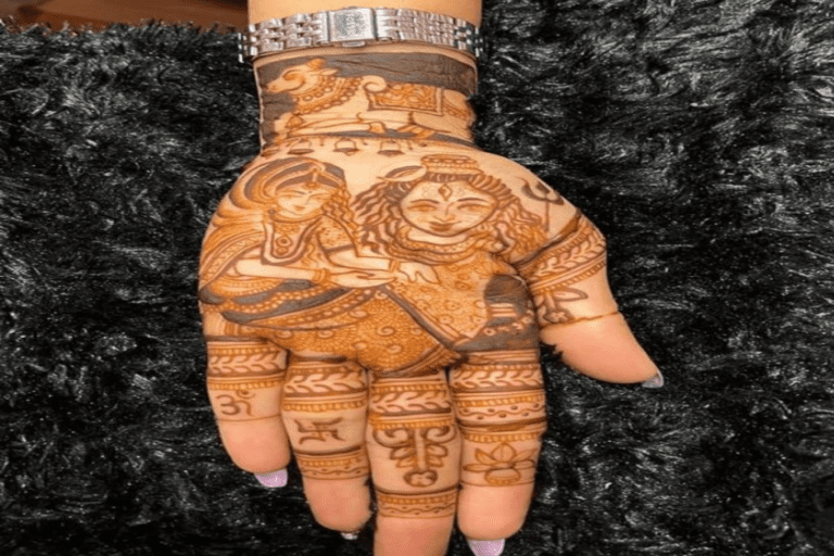 maha shivratri mehndi design