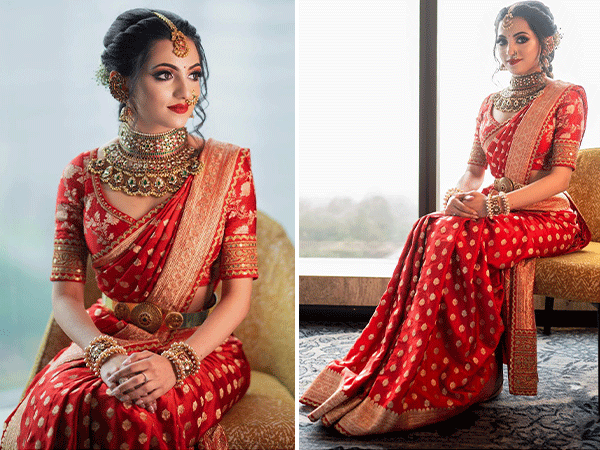 Heavy Border Saree
