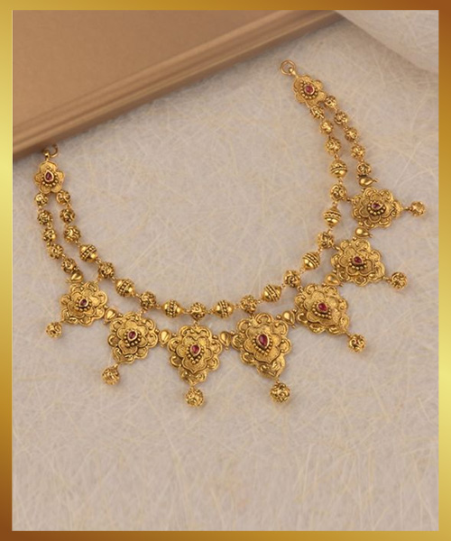 gold necklace designs with price