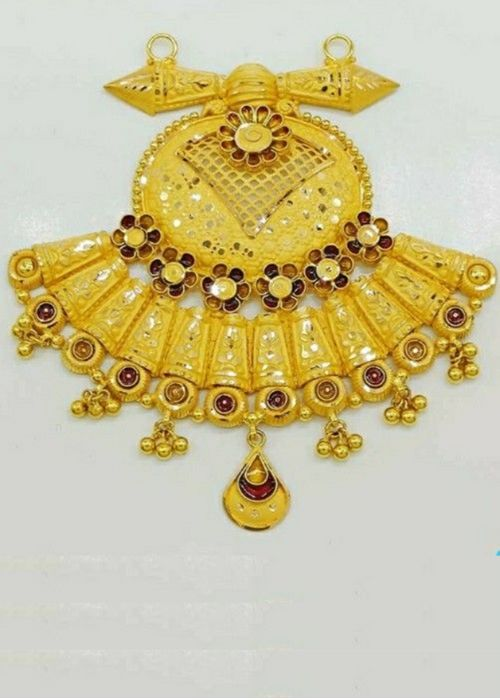 Long Gold Pendant