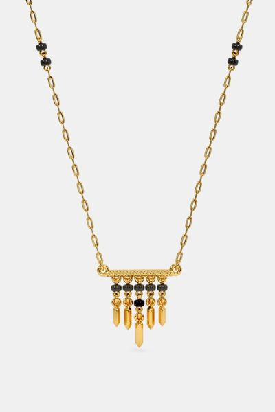 Short Gold Mangalsutra: Latest Design