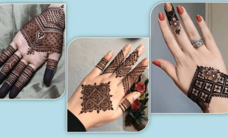 Apply this unique mehndi design on hands.